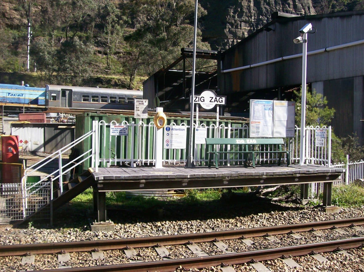 Zig Zag Railway station in the Blue Mountains
